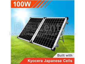 پنل (سلول) خورشیدی100وات قابل حمل (تاشو)  با کنترل شارژر