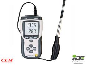 سرعت سنج باد با سنسور گرمایی مدل DT-8880 شرکت سی ای ام | CEM