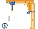 جرثقیل ستونی (بازویی) با چرخش 180 درجه