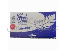 دستمال کاغذی 250 برگه دو لایه پینو مدل 7825 بسته 4 عددی