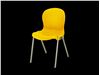 صندلی فایبرگلاس پایه فلزی کد 111980