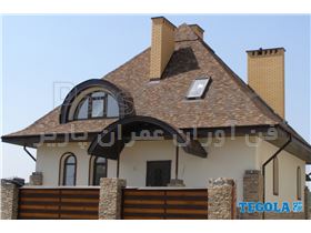 سقف شینگل کلاسیک سنگریزه ای طرح مستر