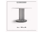 میز پایه فلزی گرد - PND-521iW