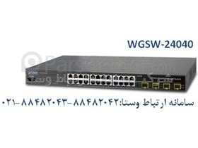 سوئیچ 24 پورت مدیریتی پلنت WGSW-24040