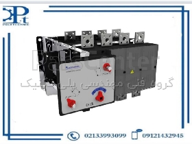 کلید چنج‌اور دوطرفه دستی ۱۶۰۰ آمپر چهار پل تکنو الکتریک ایتالیا مدل CS5P | کلید انتقال برق صنعتی با ایمنی و عملکرد بالا