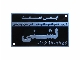 پلاک درب اتوماتیک و کرکره برقی، جنس آلومینیومی و یا استیل