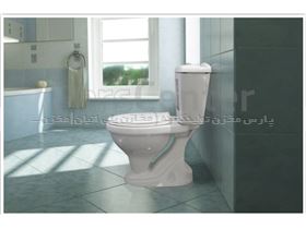توالت فرنگی مدل نیلوفر گلسار فارس