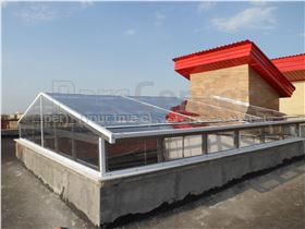 Building skylight_ نورگیر ساختمان دانشگاه پزشکی محقق اردبیلی