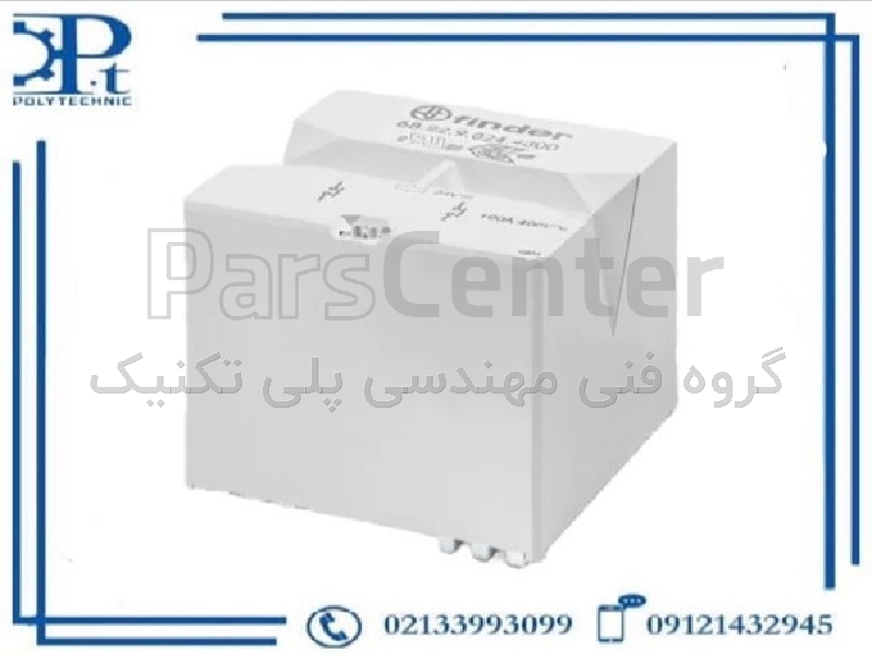 رله  100 آمپر  مدل 682490244300 توان بالا 4 کنتاکت باز فیندر ایتالیا FINDER
