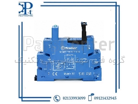 سوکت رله فیندر (Finder) مدل 93027024 | ریل DIN | 5 پین | 24V DC | مناسب سری 38.52 و 41 | کنتاکت AgNi | اورجینال ایتالیا
