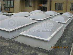 پوشش نورگیر پشت بام با سازه حبابی (تهرانسر)