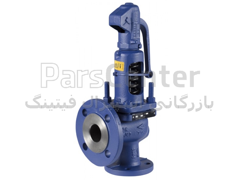 شیر اطمینان یا سیفتی ولو فولادی LESER فلنج‌دار pn40