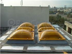 پوشش نورگیر پشت بام با سازه حبابی (یافت آباد)