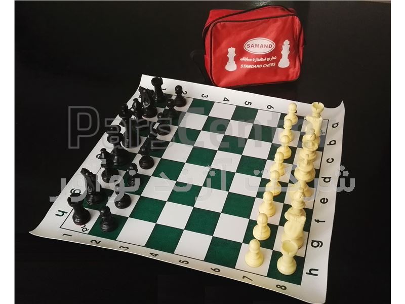مهره و صفحه شطرنج ، صفحه و مهره شطرنج استاندارد مسابقاتی