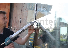 آب‌بندی شیشه نمای ساختمان (1سال گارانتی)