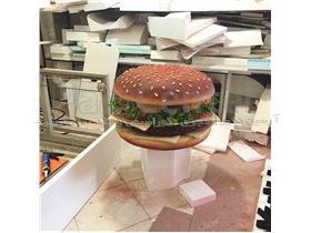 ساخت ماکت تبلیغاتی همبرگر