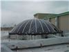 پوشش سقف نورگیر پشت بام بصورت گنبدی