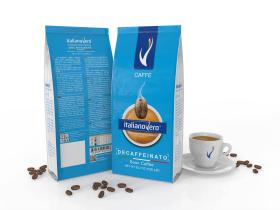 دانه قهوه دکافئین decaffeinato مدیوم رست  ITALIANOVERO