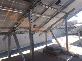 سازه نصب خورشیدی سقف مسطح