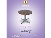 میز پایه فلزی گرد صفحه وکیوم رستورانی - PND-519iW