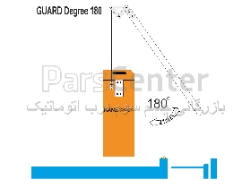 راهبند سرعت بالا کانه گیتس مدل خم شونده 180 درجه- از 1 تا 6 ثانیه-با بازوی 6 متری