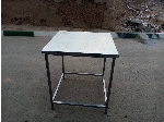 میز کار فلزی با پایه ثابت