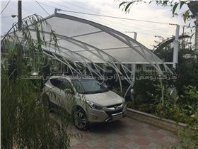 پوشش سقف پارکینگ با ورق پلی کربنات PS Pu4
