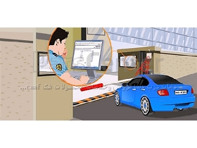 سیستم کنترل تردد پارکینگی خودرویی از راه دور ( رادار)  uhf