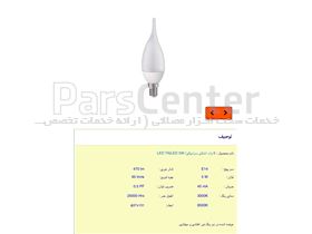 پنل و لامپهای LED نمانور ساخت کشور ایران