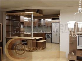 کابینت آشپزخانه و مصنوعات ام دی اف کمجا چوبینکو - مدل k09