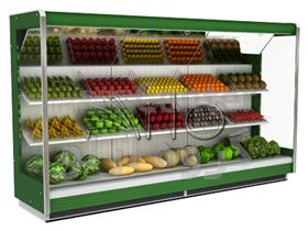 یخچال ایستاده روباز میوه و سبزیجات مدل01 Alegra-FV ، یخچال هایپر مارکت