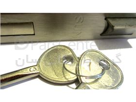 قفل 6.5 کلیدی درب چوبی