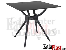میز 4 نفره مربع صفحه HPL اِیر ساخت ترکیه