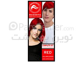 رنگ موی فانتزی مژنتا قرمز