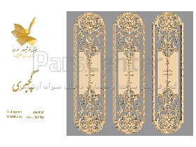 گچبری پذیرایی لوکس کلاسیک با گچبری پیش ساخته پلی یورتان