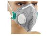 ماسک تنفسی ایمنی سوپاپ دار سفید و کربن فعال 3MAX FFP3