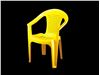 صندلی پلاستیکی دسته دار طرح حصیر-کد111854