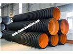 Double wall corrugated polyethylene pipe (200 mm)