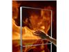 Fire-resistant protective glass