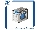 رله فیندر کد 601290120040 Finder شیشه ای 8 پایه 2 کنتاکت 12 ولت DC