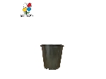 ( بسته 100 عددی ) سطل کشاورزی ظرفیت 3.5 لیتری مشکی