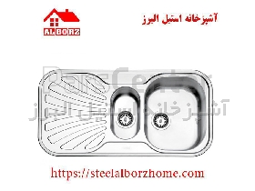 سینک ظرفشویی توکار کد 510 استیل البرز