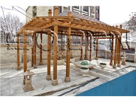 پروژه ی چوبی واقع سعادت آباد