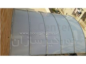 پوشش نورگیر پشت بام با ورق پلی کربنات در طرح های گنبدی,تونلی]هرمی