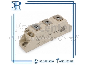 ماژول تریستور (SCR) دوتایی سمیکرون (Semikron) مدل SKKT92/12E | 95 آمپر | 1200 ولت | SEMIPACK 1 | کنترل موتور DC | اورجینال آلمان
