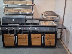 پخت سریع و بی‌نقص با باربیکیو گازی و ذغالی مدرن