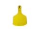 Tamper proof visual cow ear tag Yellow- Maxi size