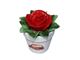 شمع گل فانتزی مدل گلدان رز