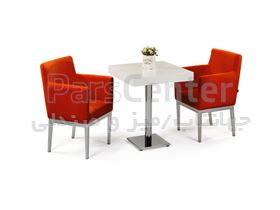 صندلی فلزی رستورانی مدل پارکر پایه فلز (جهانتاب)