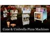 فروش تجهیزات پیتزا قیفی ، پیتزا چتری و فرچیپس